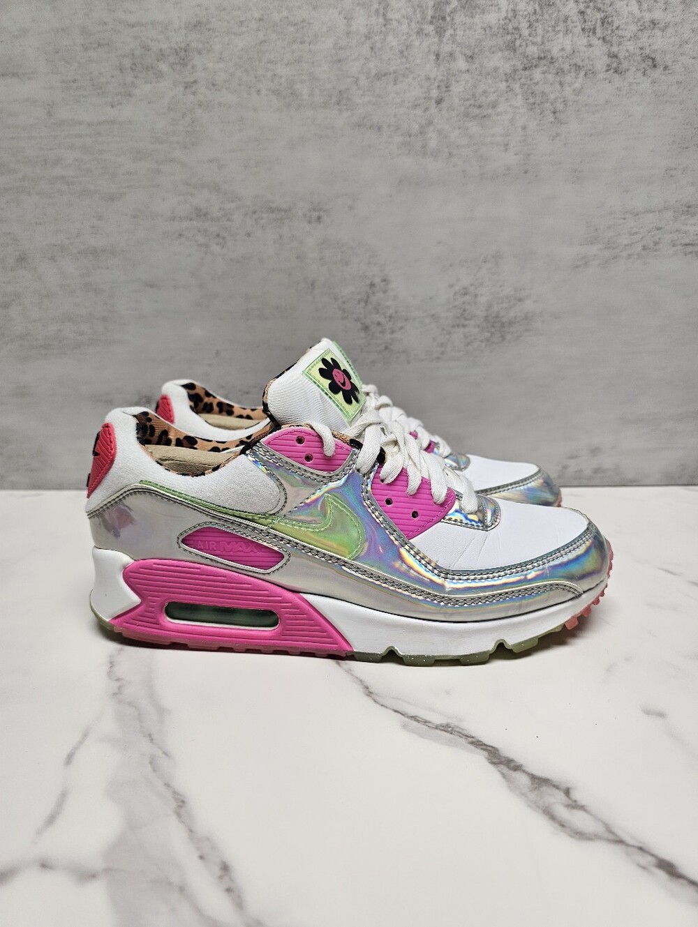 Nike Air Max 90 Holographic Daisy Sneakers